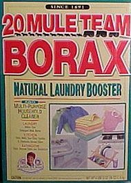Borax used to treat mange